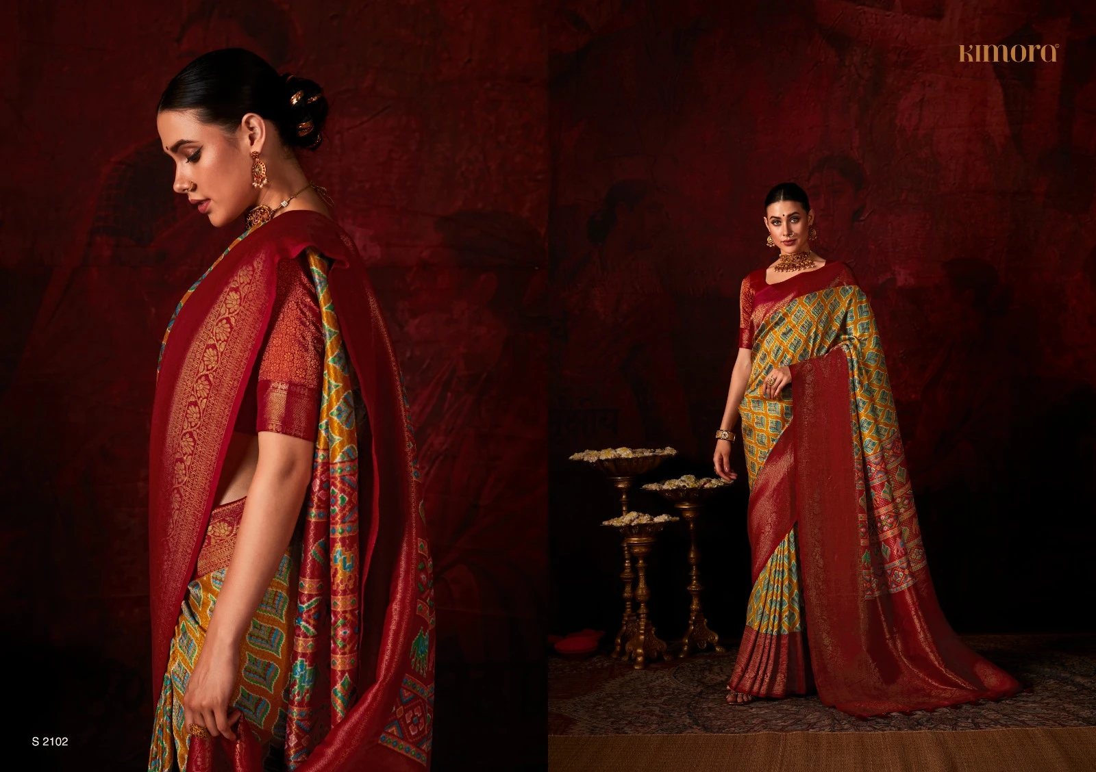 Kimora Lakshmi Softy Silk Wholesale Fancy Sarees Catalog — Wholesale Sarees, MPA wholesale from Surat — view 3